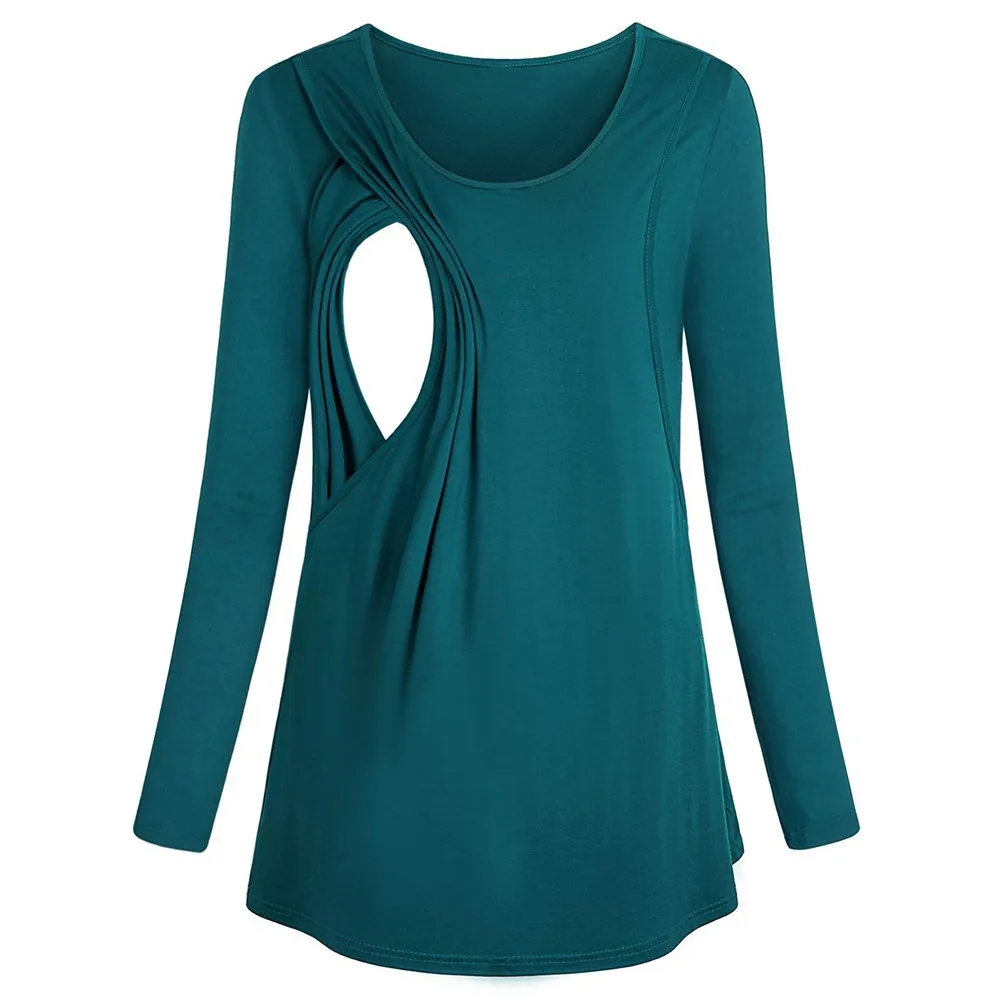 Футболки для беременных и кормящих женщин Многослойная блузка Футболка 18Sep20 |