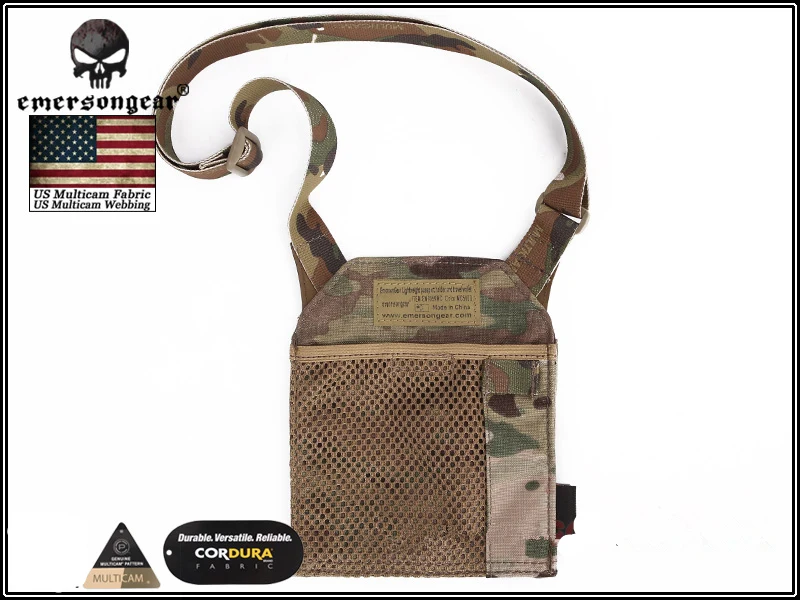 Emersongear армейский веер тактический Чехол для ID карты патч шейный ремешок и органайзер для кредитных карт ID держатель для карт подлинный US multicam