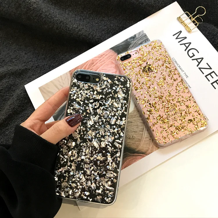 Bing Блестящий Мягкий чехол из ТПУ для iphone xs max xr телефона Модный глянцевый 6 7 8 plus