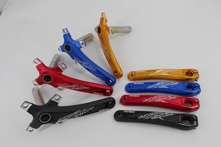 Ракетка велосипед crankset рукоятка из алюминиевого сплава 170 см 104BCD Звездочка горный велосипед Кривошип рифленый диск mtb части велосипеда