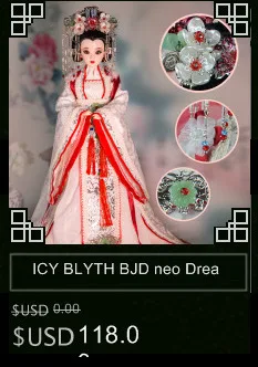 Ледяной Блит BJD Neo мечта фея китайский стиль кукла Восток Шарм shangguan waner включая одежду, подставки и коробки 35 см