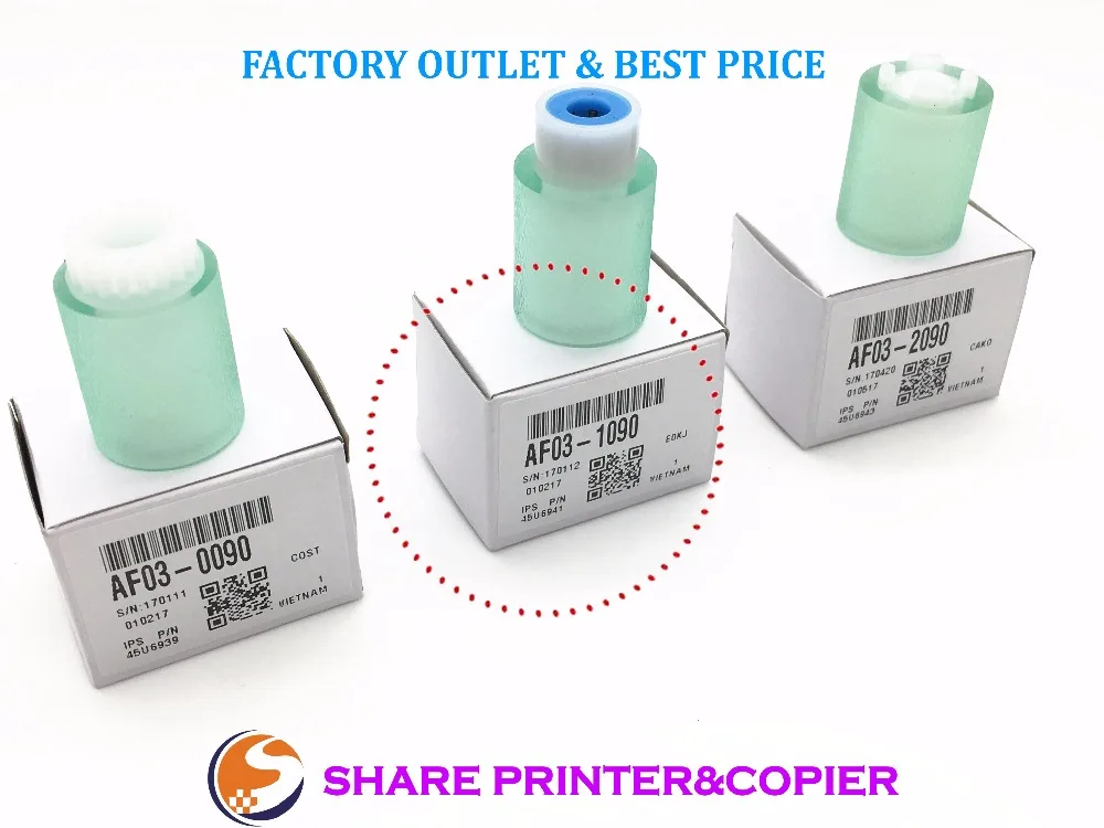 SHARE Pickup roller kit AF03 0090 1090 оригинальная упаковка новый набор для подачи бумаги Ricoh MP4000