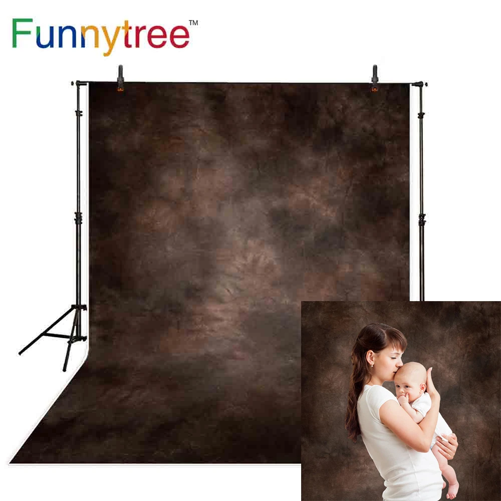 Funnytree fotografia backdrops фотография сплошной цвет темно-коричневый старый мастер абстрактные фоны для фотостудии Фотофон