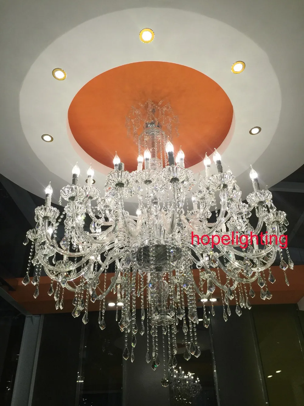 Sitting Room Large Chandelier Crystals Empire Lighting Bohemian Chandeliers for Hotel Lobby Lamp Big Hall Restaurant Decorate | Освещение