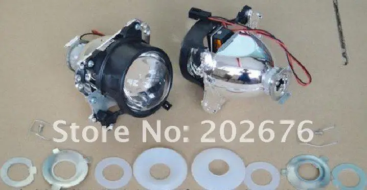 DLAND мини-автомобиль HID BI-XENON объектив проектора H1, легкая установка для BOSCH