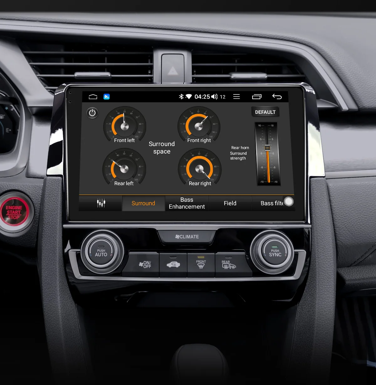 Радуясь Android 8,1 Автомобильный gps мультимедийный видео плеер для Honda Civic с восьмиядерным процессором " 2G Автомобильный gps навигатор стерео