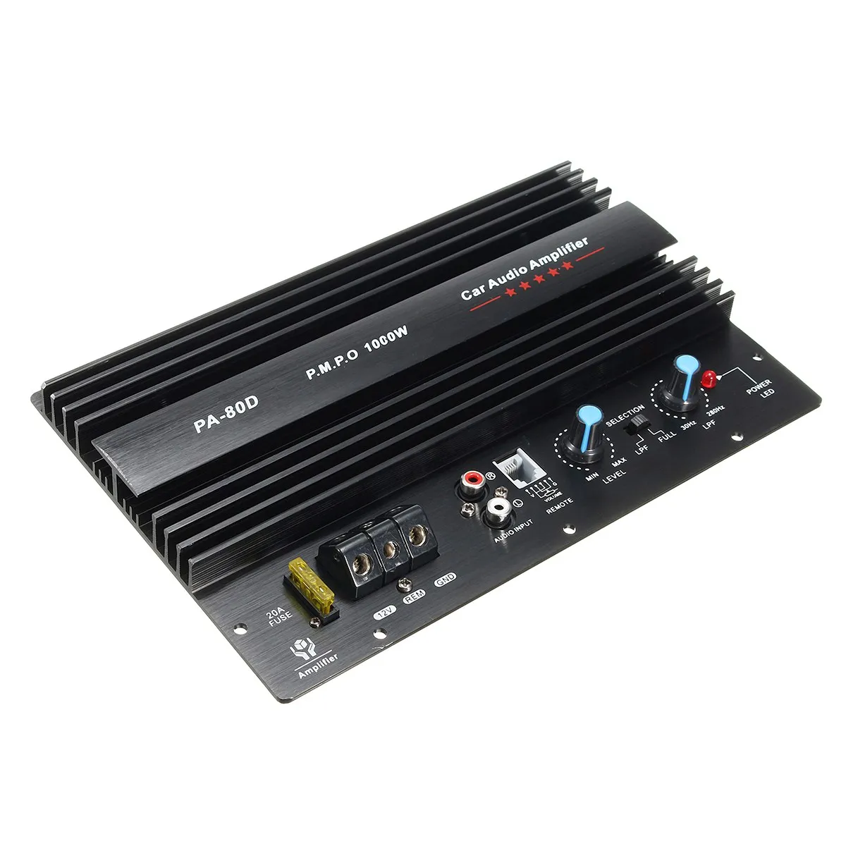 KROAK 12V 1000W подойдет как для повседневной носки, так автомобильный аудио Мощность усилитель Мощность Фул бас сабвуферный усилитель PA-80D