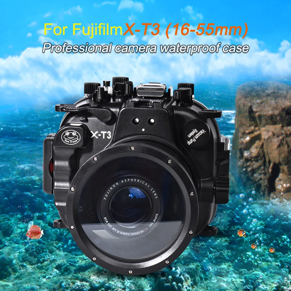 Чехол для подводной камеры Mcoplus водонепроницаемый чехол-сумка fuji пленка Fuji XT3 16-55