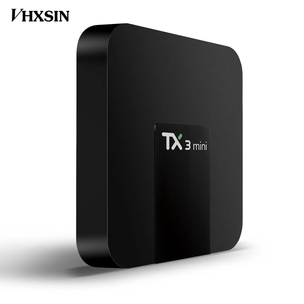 VHXSIN TX3 Mini Smart TV Box Amlogic S905W 1 5 ГГц 2 4 WiFi Android 7 ГБ/2 Гб ram 8 ГБ/16 ГБ rom 20 шт./лот | Электроника