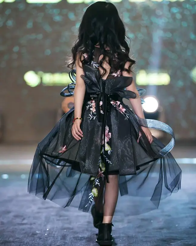 Платье для девочек детское бальное платье подиумное платье-пачка вечернее