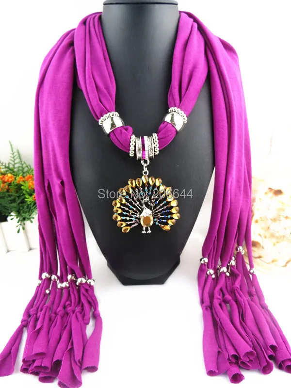 Женский шарф шаль модный с павлином из сплава Прямая продажа фабрики бесплатная