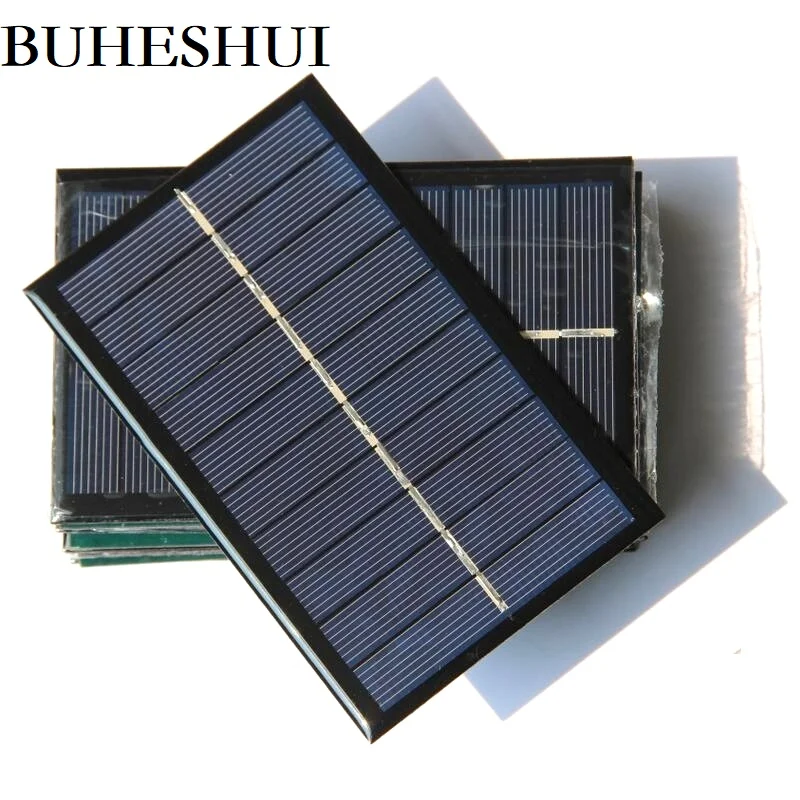 BUHESHUI 280MA 5V мини модуль солнечной батареи поликристаллическая Солнечная Панель