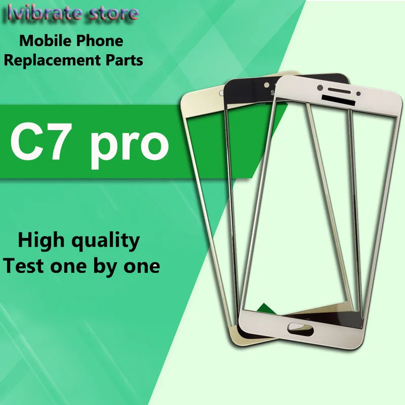 Передняя внешняя стеклянная линза для Samsung galaxy C7 pro C7000 Сенсорная панель экран C7pro
