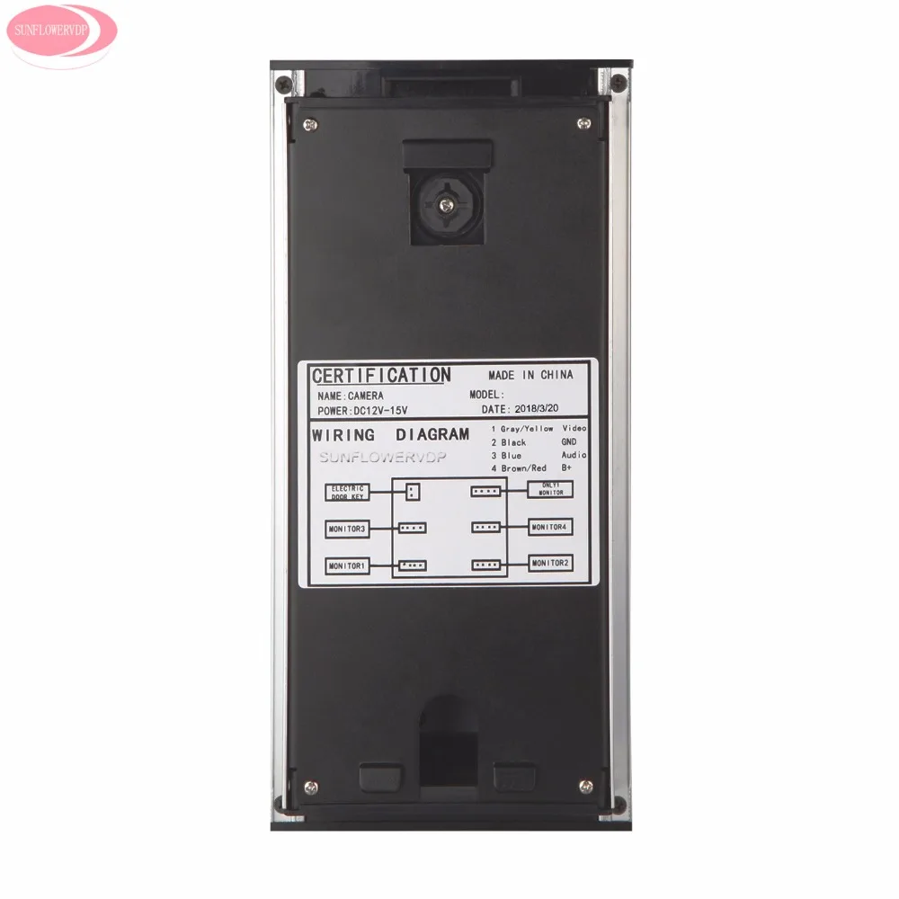 Видеодомофон 10 квартир управление доступом Rfid разблокировка домофон