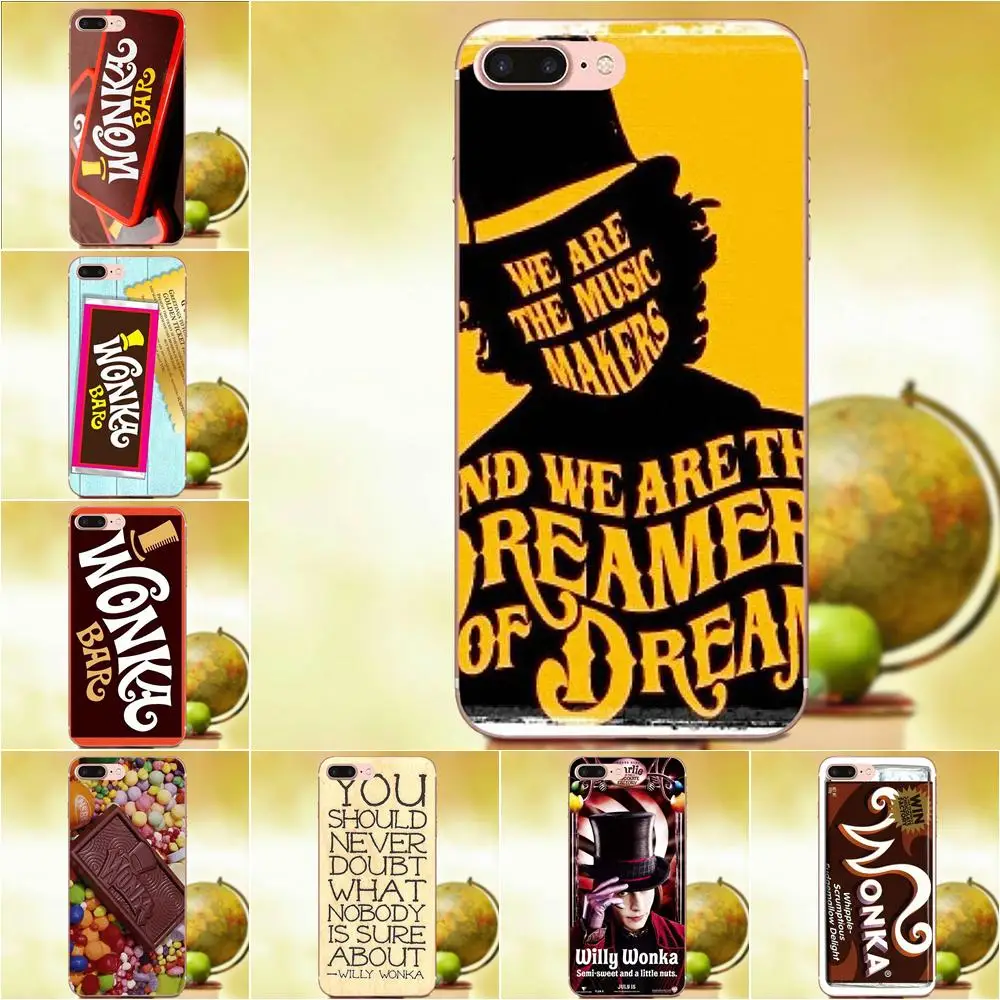 Золотой бар Willy Wonka шоколад для Sony Xperia Z Z1 Z2 Z3 Z4 Z5 compact Mini M2 M4 M5 T3 E3 E5 XA XA1 XZ Премиум