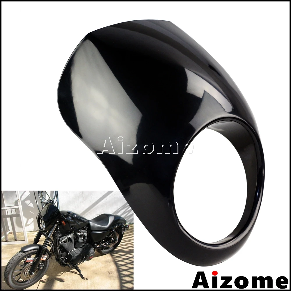 Мотоцикл 5-3/4 &quotфара обтекатель 5 75&quot передняя фара маска для Harley Sportster Dyna FXD XL1200