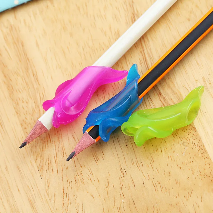 3 шт. силиконовый корректор в виде дельфина|pencil hold|pen holdholding pencil |