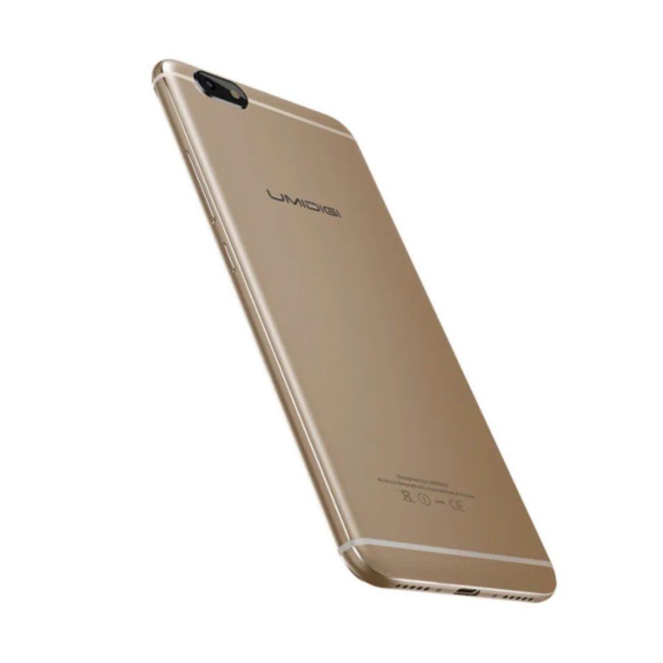 UMIDIGI UMI C NOTE 3 ГБ ОЗУ 32 Гб ПЗУ MTK6737T 1 5 ГГц четырехъядерный дюйма 2.5D FHD экран Android 7 0 4G LTE