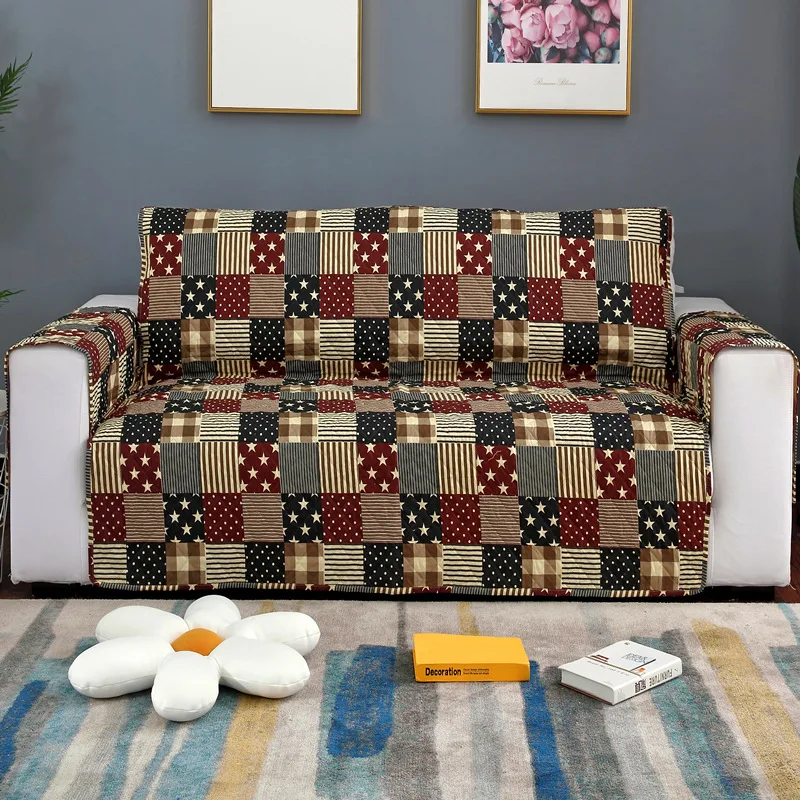Стеганный диван Чехол для дивана Recliner кресло Пледы для домашних животных собак детский коврик протектор мебели Нескользящие Чехлы для кресел 1/2/3 сиденье