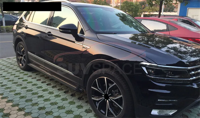 Беговая плата подходит для VW Volkswagen Tiguan All Space 2017 2018 2019 2020 боковая ступенька Nerf Bar