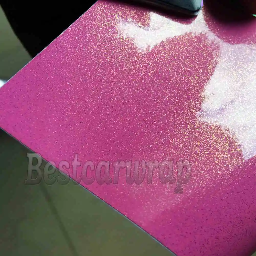 2017 Глянцевая блестящая переключение виниловая розовая и Золотая