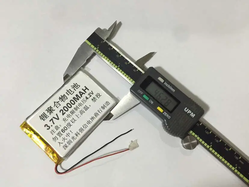 Новый планшетный компьютер с полной емкостью 3 7 в литий-полимерный 504770 2000 мАч