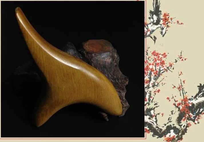 Камфары древесины с тригонометрическими фигурами массажер конус деревянный