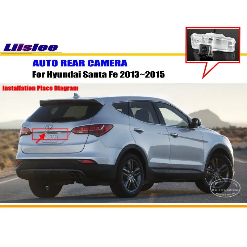 Liislee Автомобильная камера заднего вида для Hyundai Santa Fe 2013 ~ 2015/камера вида/HD CCD RCA NTST