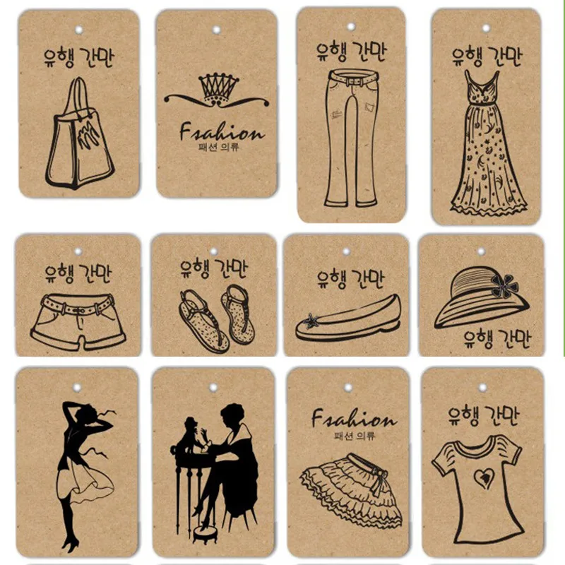 1000 шт. бирки для одежды г/кв. М|hang tag|tags clothingtag brand clothing |