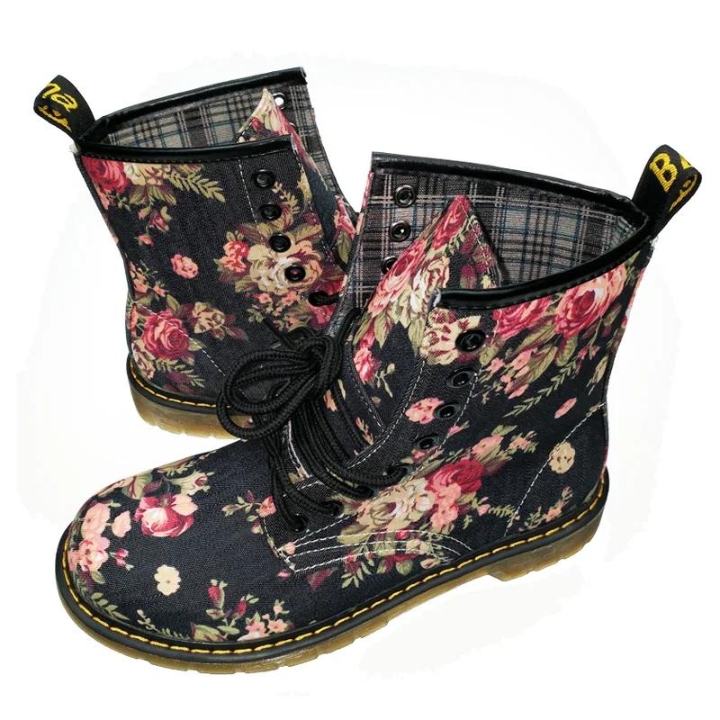 Женские высокие ботильоны в стиле ретро модные тканевые ботинки для верховой