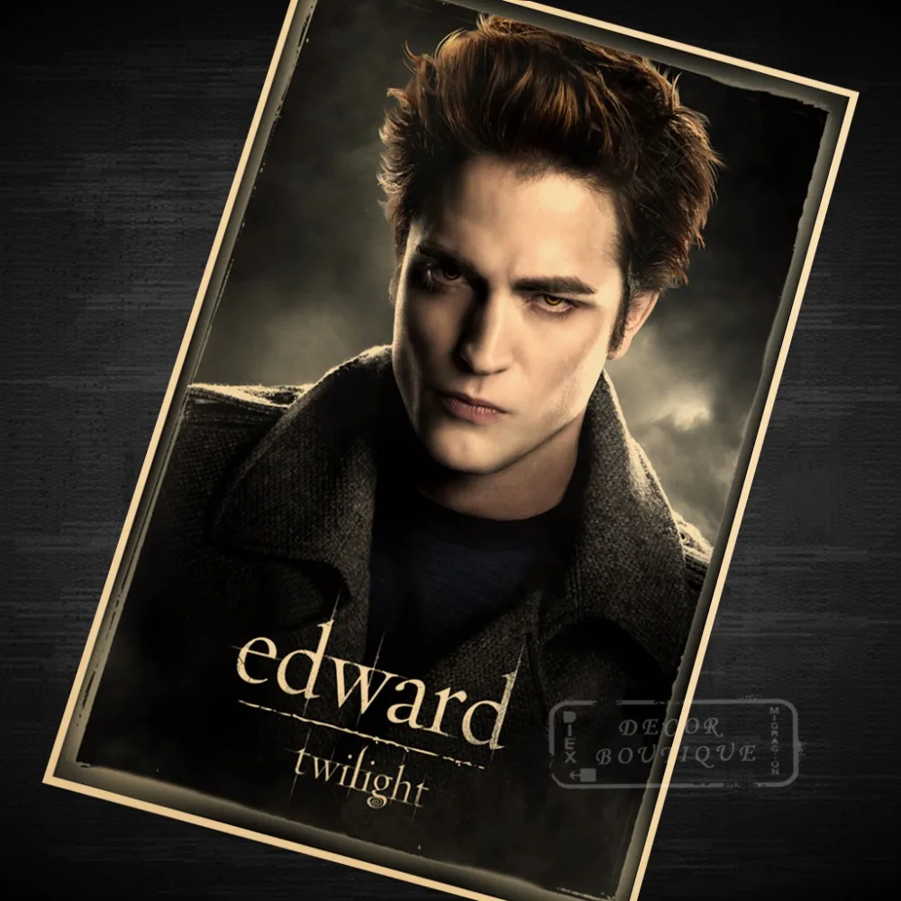 Rotor Pattinson is Edward пленка из фильма Сумерки Ретро стиль декоративные наклейки на