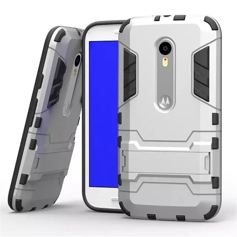 Для Motorola G3 ТПУ & PC телефон случаях 2in1 противоударный Прочный Combo Броня чехол для