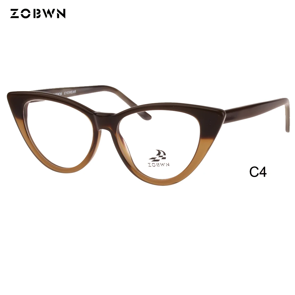 ZOBWN кошачий глаз очки женские traval gafas модные стеклянные женские очки Рамка Lunettes armacao очки de grau feminino