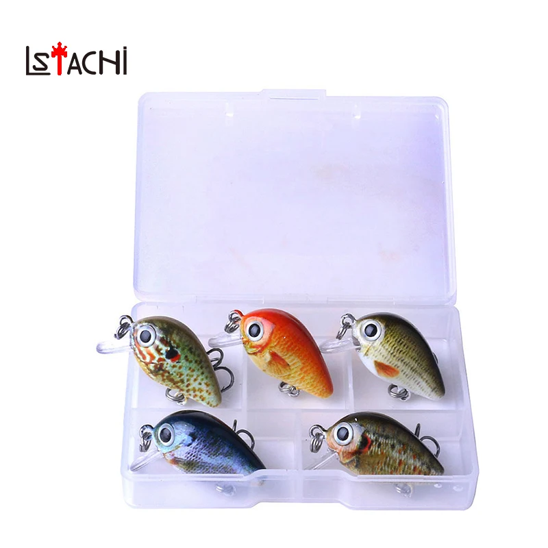 LSTACHi 2 7 см 1 5 г Crankbait Рыбалка приманки Кривошип искусственный Жесткий Topwater воблер