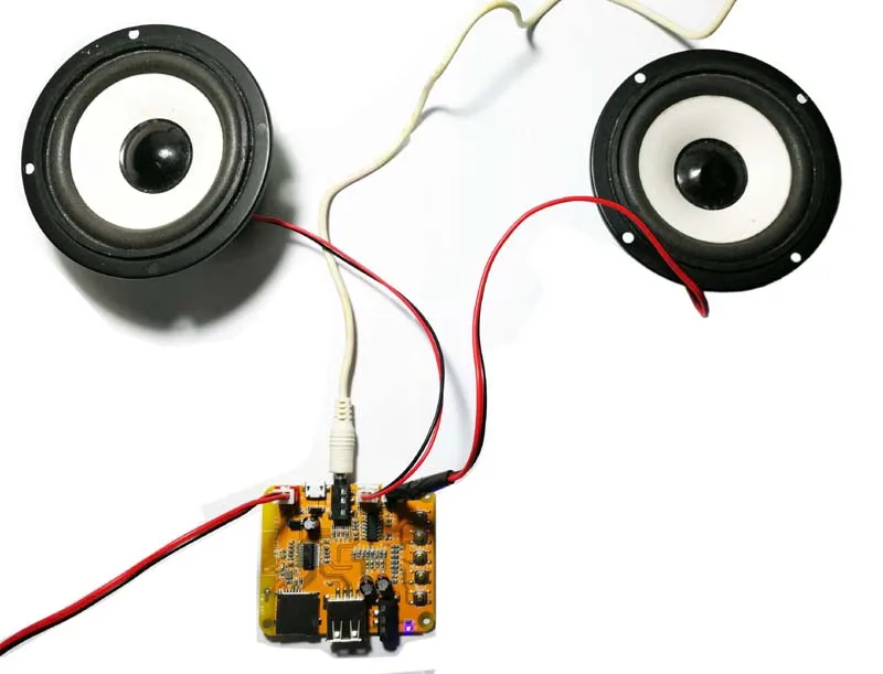 Bluetooth 4 2 усилитель мощности 5 Вт + MP3 WMA WAV FLAC APE аудио декодер плата USB плеер FM радио/AUX