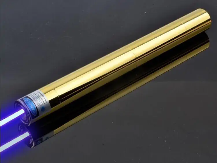 Высокая мощность регулируемый фокус Сжигание 450nm 100000 м синий лазерная указка ручка регулируемый фокус Сжигание бумаги диапазон до 10000 м