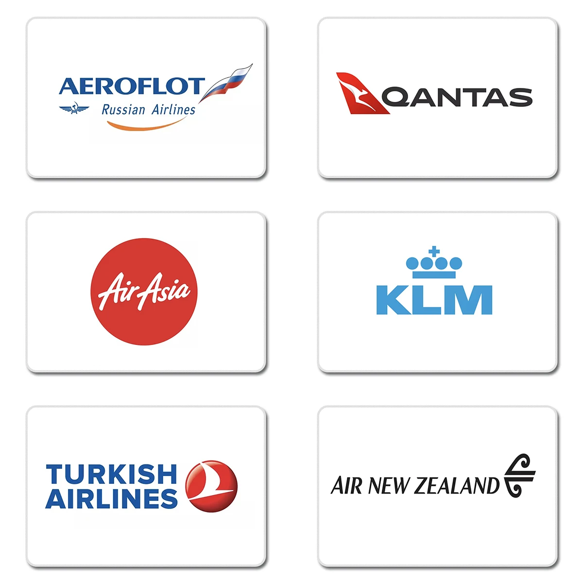 Air Asia Qantas KLM Турецкая Новая Зеландия Аэрофлот Россия натуральный резиновый коврик