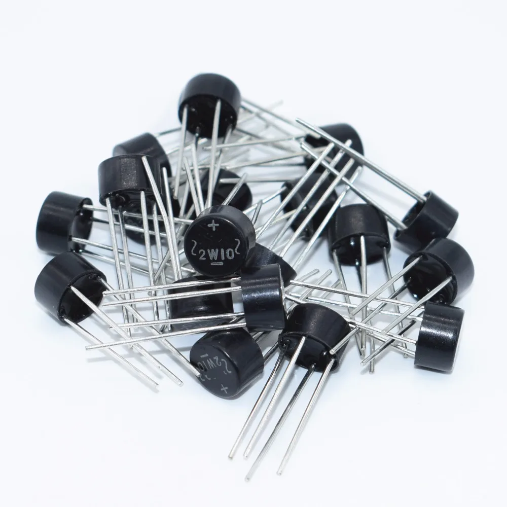 10 шт./лот Новый выпрямитель диодного моста 2W10 2A 1000 В замена 2W06 2W08|rectifier bridge|rectifier diode
