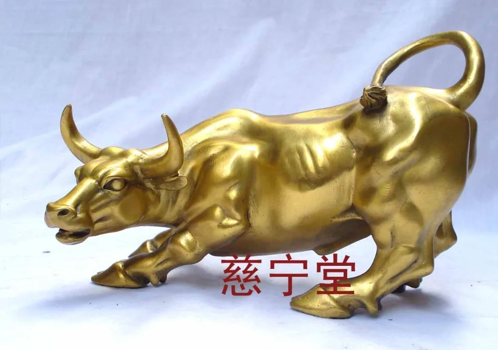 

Copper cattle cattle Wall Street lucky Pure copper Wall Street is a bull in the office of art and crafts