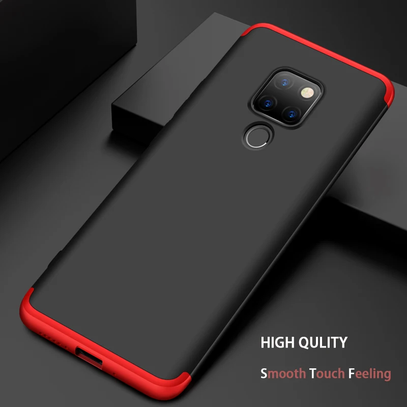 FGHGF 360 Full Protection Cases for Huawei Mate 20 Pro Case Matte Hard PC 3 In 1 Design Cover For Lite Shell |