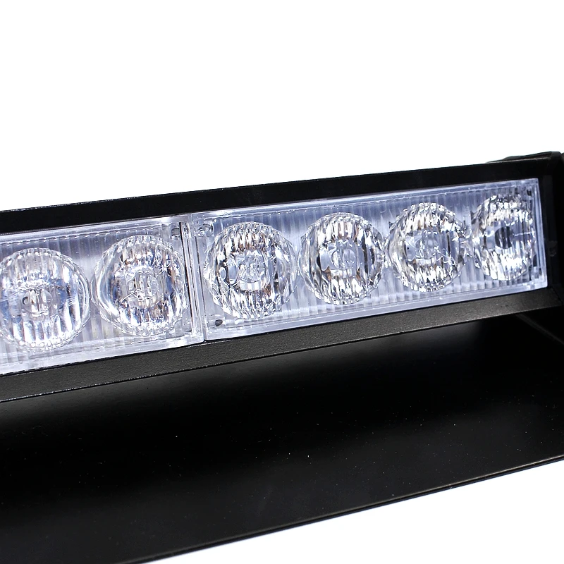 Tak Wai Lee 2X8 LED 3 Mode Strobe Flash Warning Light External Car Styling Red Blue Source Fireman Police Beacon Emergency Lamp |