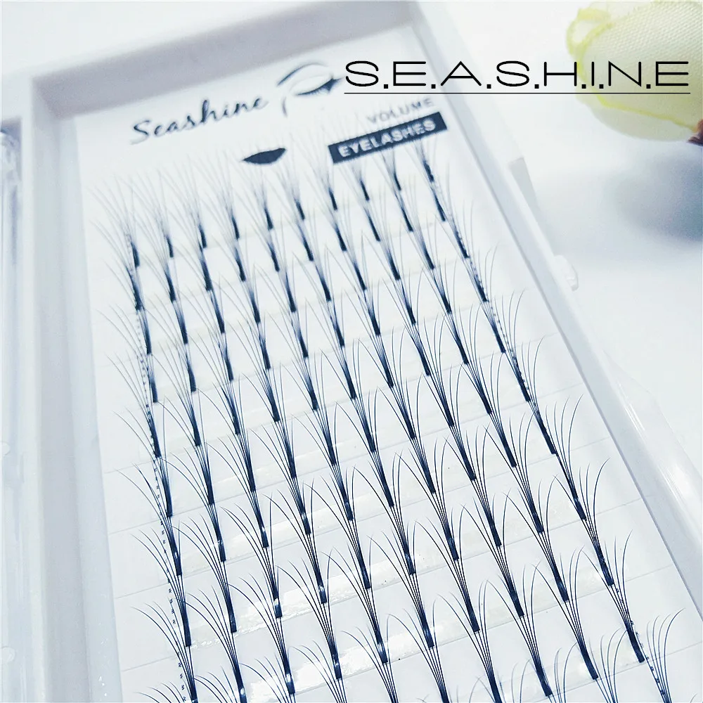 

Hot Sale 1 Tray 5D Eyelash Extensions Volume Soft Lash 100% handmade Individual eyelashes 12 Lines Fans