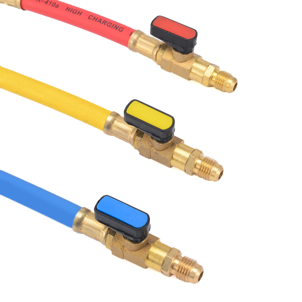 3 шт. 19 см R134a R410a заряжающий шланг 800PSI набор манометра A/C Шланги для охлаждения