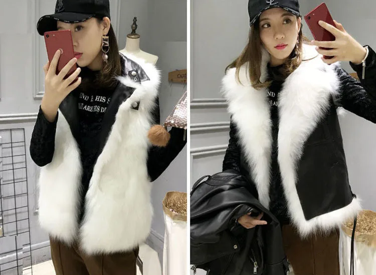 Весенние короткие зимние теплые женские Куртки из искусственной кожи с меховым воротником женские черные мотоциклетные байкерские куртки верхняя одежда пальто съемный PY40