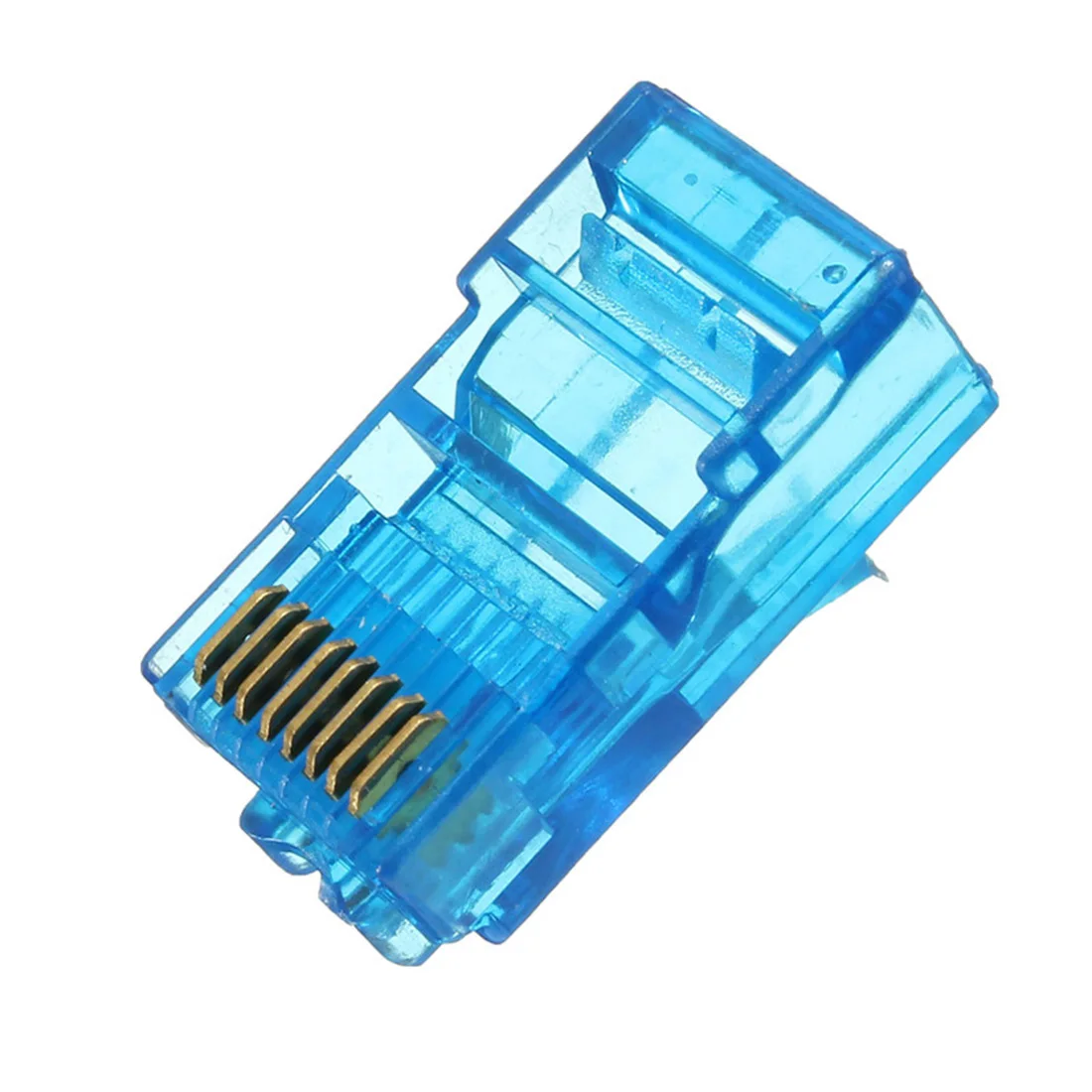 Модульная кабельная головка ESCAM RJ45 8P8C с позолоченным штекером 50 шт.|Коробки