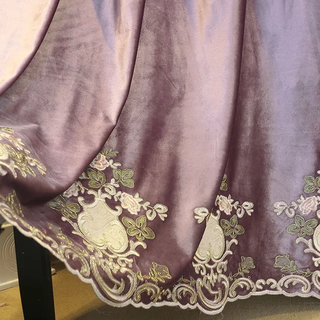 Европейская роскошная вилла с вышивкой светонепроницаемые шторы для гостиной