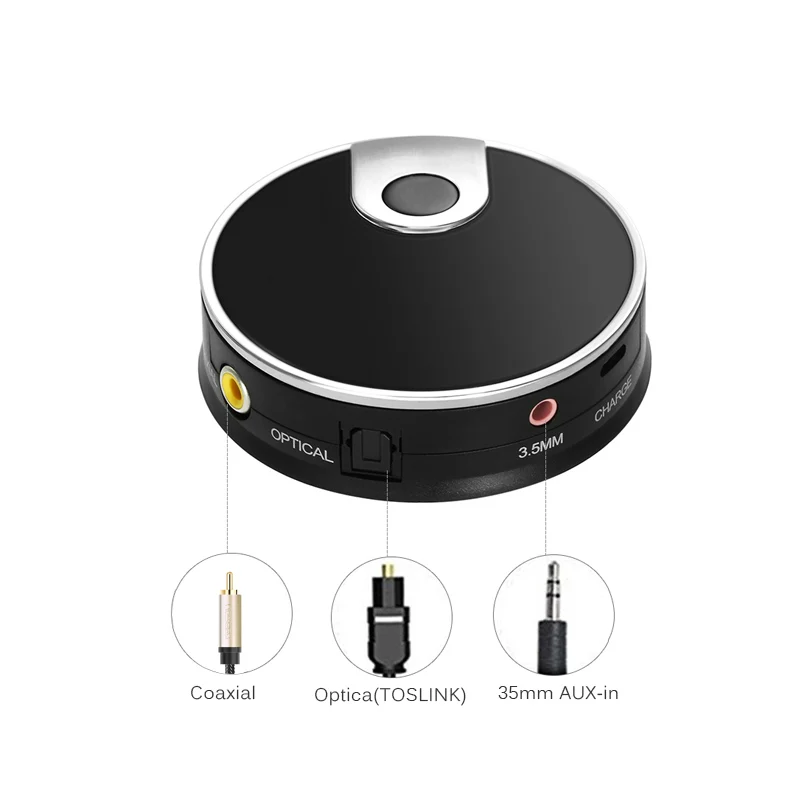 Anlud Беспроводной аудио передатчик Bluetooth цифровой волоконно оптический Toslink