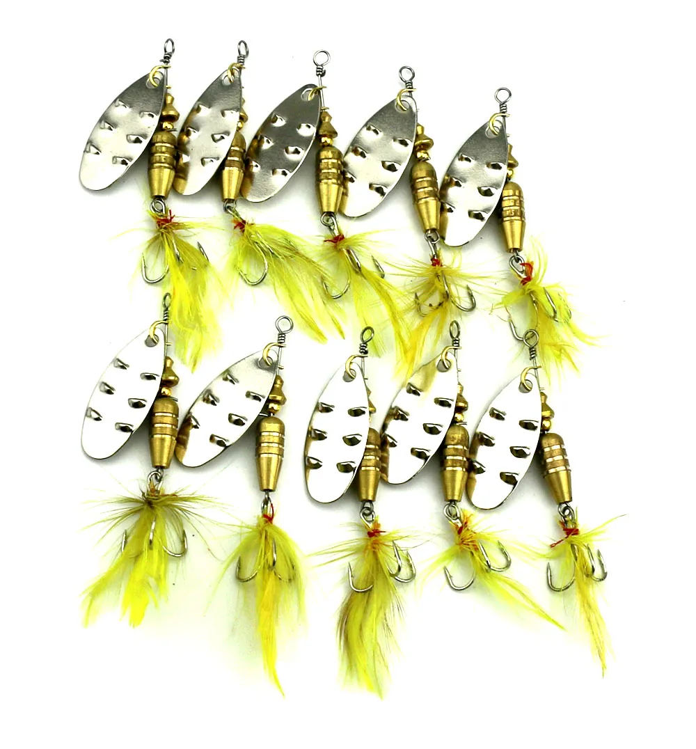 

Big Sale 10pcs/lot Hard Spoon Bait Fishing Spoon Lure Artificial Metal Jigging Lure Fishing Tackle Spoon Spinner Lure 6.8cm 7.4g