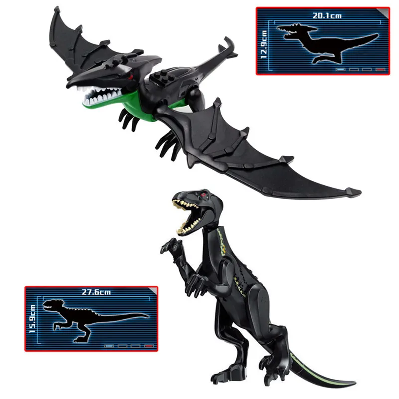 Конструктор Мир Юрского периода 2 Carnotaurus Indominus Rex I Велоцираптор динозавр Детский