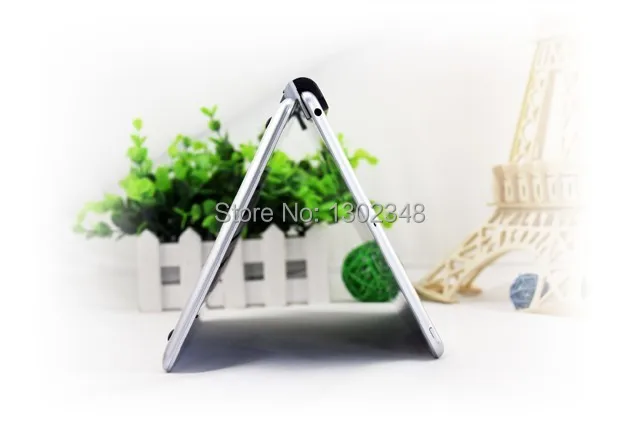 Тонкая беспроводная Bluetooth клавиатура с русским/ивритом/испанским языком док